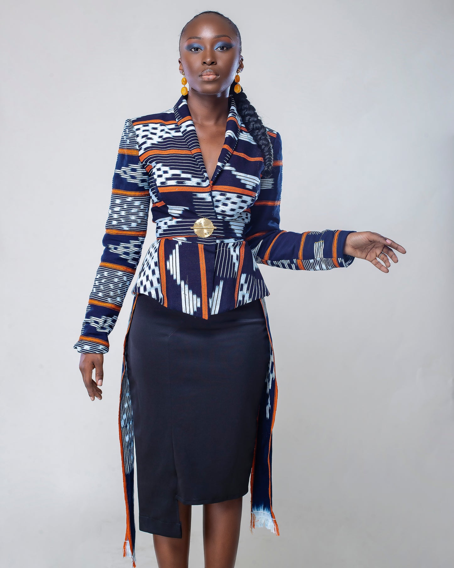 Makeda Belted Jacket